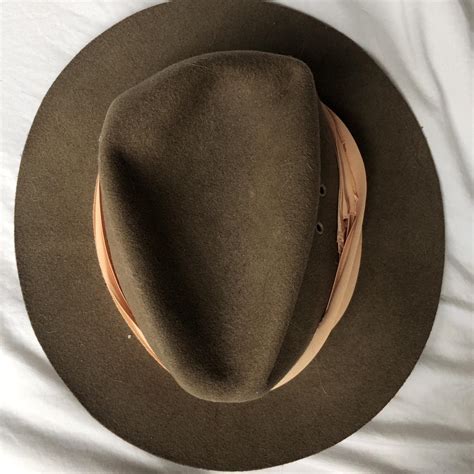 Vintage Dorfman Pacific hat. 100% wool felt. Light... - Depop