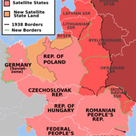 East Europe Map With Capitals