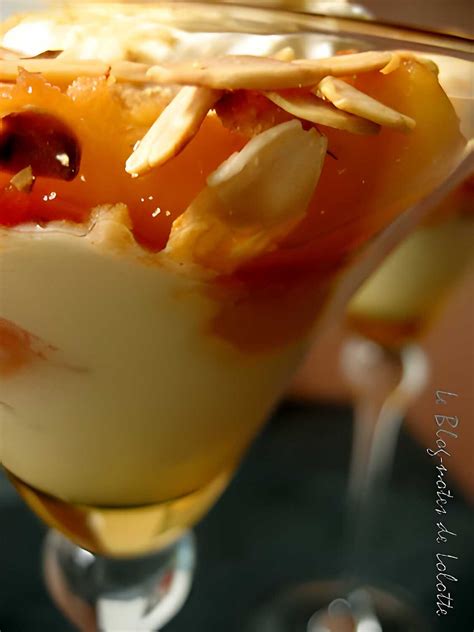 Recette de Peach n’ cream parfaits