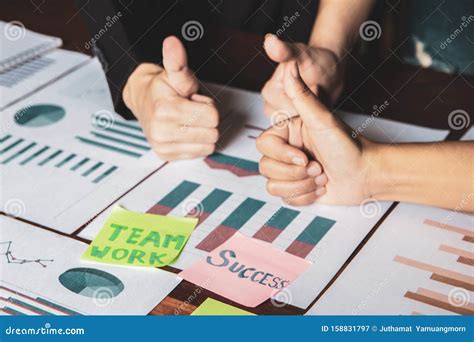 Group Asian Businessman Together Create a Mutually Beneficial Business ...