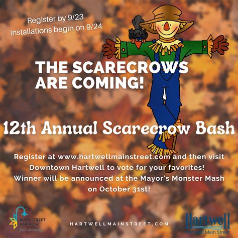 The Scarecrows are coming to downtown Hartwell - 92.1 WLHR
