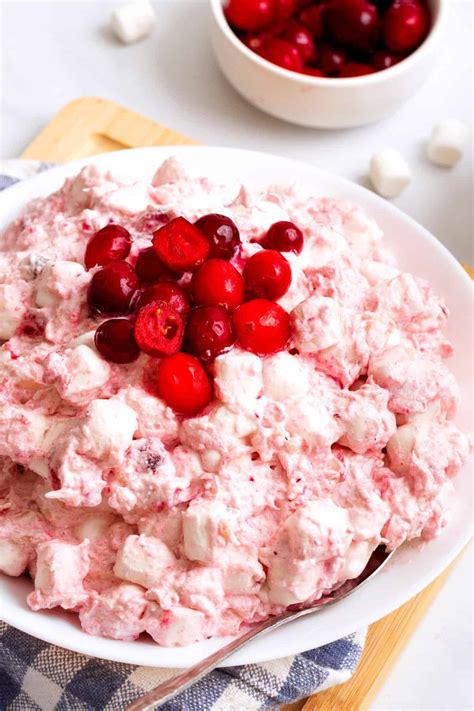 Easy Cranberry Fluff Salad Recipe | All Things Mamma