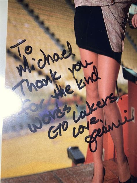 Jeanie Buss Autograph Playboy signed in Live Ink marker 8x11” | eBay