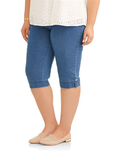 Womens Capri Jeans Plus Size at Zoe Mehaffey blog