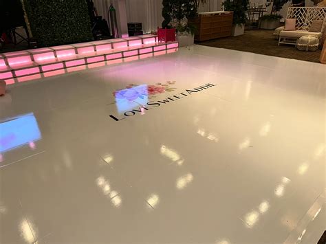 Custom Vinyl Wrapped Dance Floors rentals in Miami