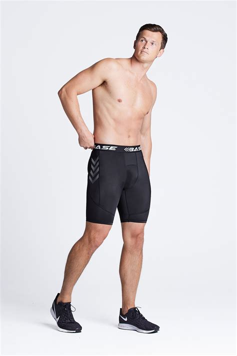 BASE Men's Compression Shorts - Black - BASE Compression