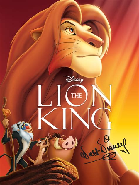 Lion King Movie Poster 1994
