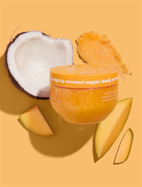 Mango & Coconut Body Scrub | Tropical Exfoliator | Ciroa Beauty