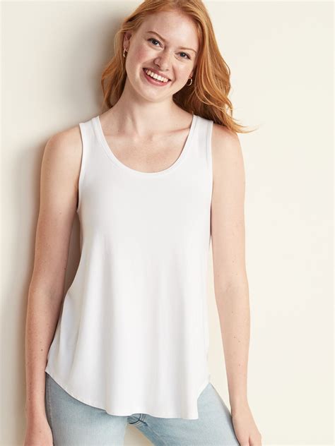 Luxe Scoop-Neck Tank for Women | Old Navy | Scoop neck, Womens trendy ...