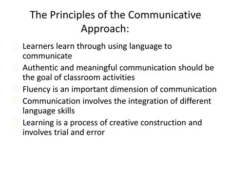 PPT - Understanding the Communicative Approach in Language Teaching ...
