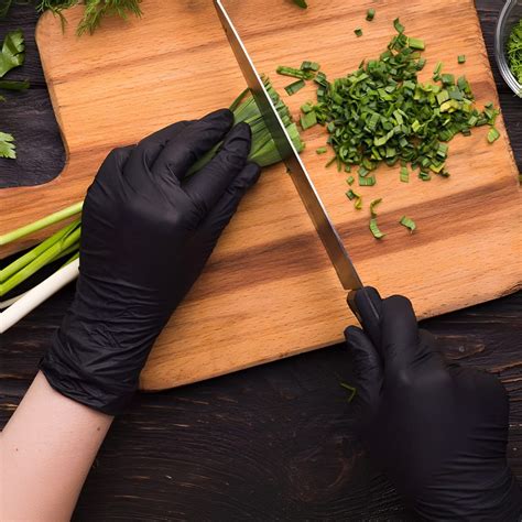 100 Pcs Black Cooking Gloves | Black Gloves for Cooking | Best ...