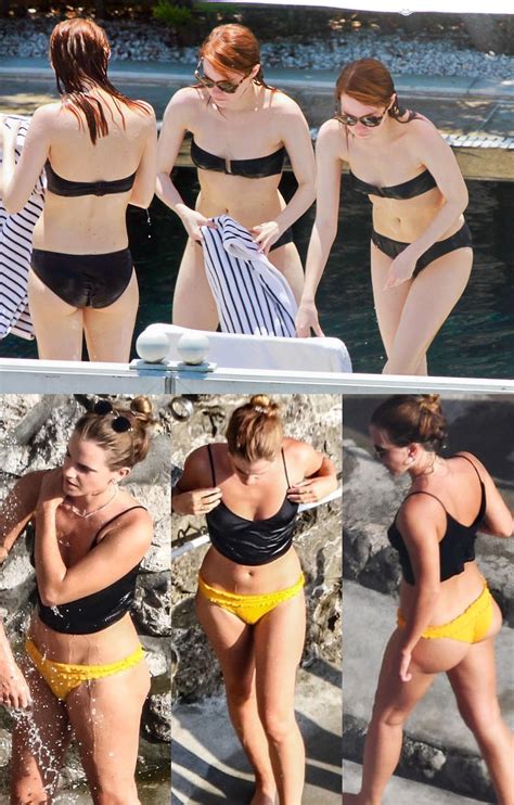 Bikini Battle: Emma Stone versus Emma Watson : r/Celebhub