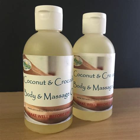 Crocodile & Coconut Massage Oil – Sensitive Skin Solutions
