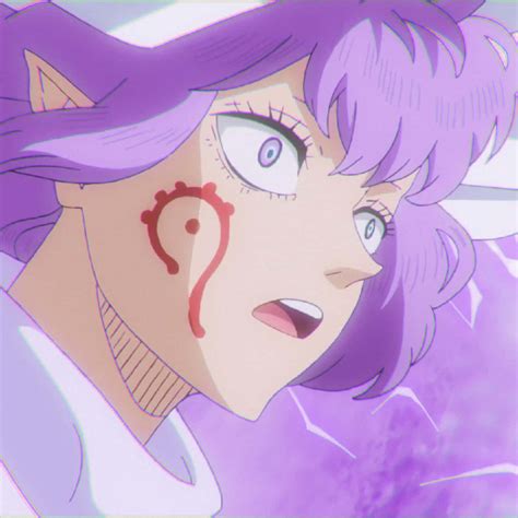 Download Purple Haired Anime Character Shocked Expression Wallpaper ...