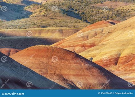 John Day Hills stock photo. Image of destinations, outdoor - 254107658