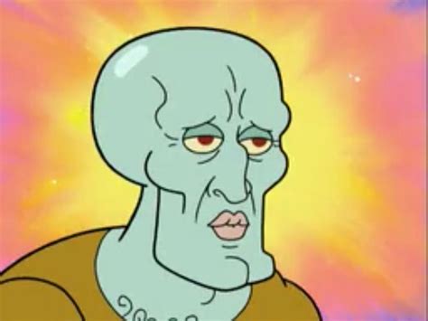 Handsome Squidward Wallpaper