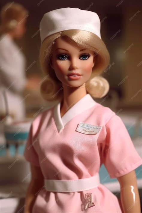 Premium AI Image | Barbie doll working as a nurse in a hospital