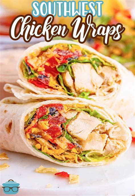 Southwest Chicken Wraps