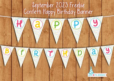 Happy Birthday banner printable in the Free Printable library ...