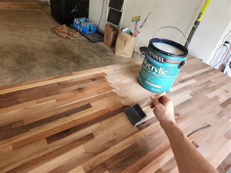 How To Epoxy Your Wood Countertop - The Daily DIY | Diy wood ...