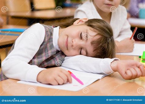 Boy Sleeping In Classroom Stock Photo | CartoonDealer.com #20426070