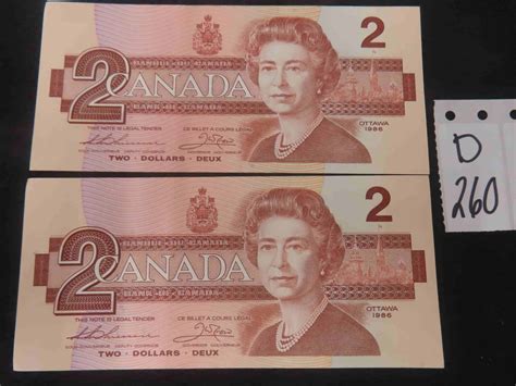 Canadian 2 Dollar Bill