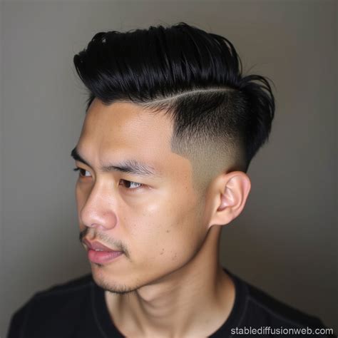 Men's Taper Fade Haircut | Stable Diffusion Online