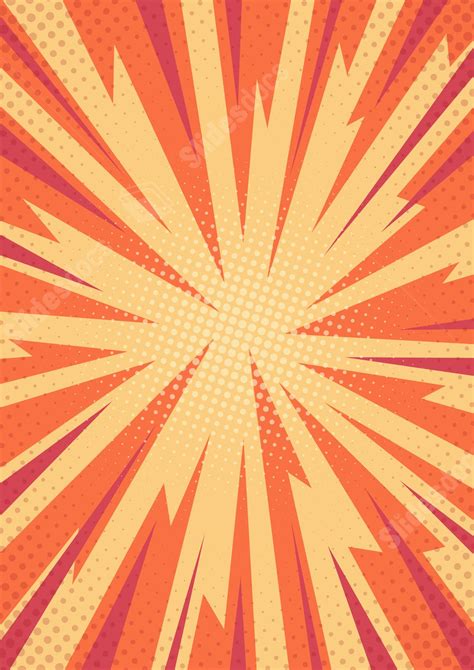 Pop Style Fashion In Bright Yellow Orange And Red Hues Page Border ...