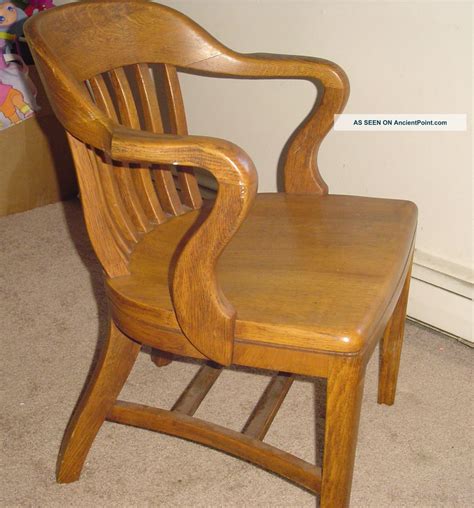 Antique Oak Office Chair - Diy Furniture Projects