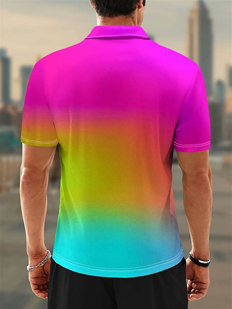 Moisture wicking Golf Polo Gradient Color | hardaddy