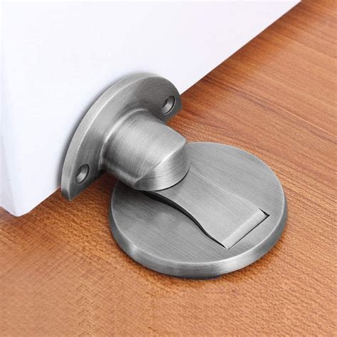 KOLAKO Magnetic Door Stop,Magnetic Door Stopper Brushed Satin Nickel ...