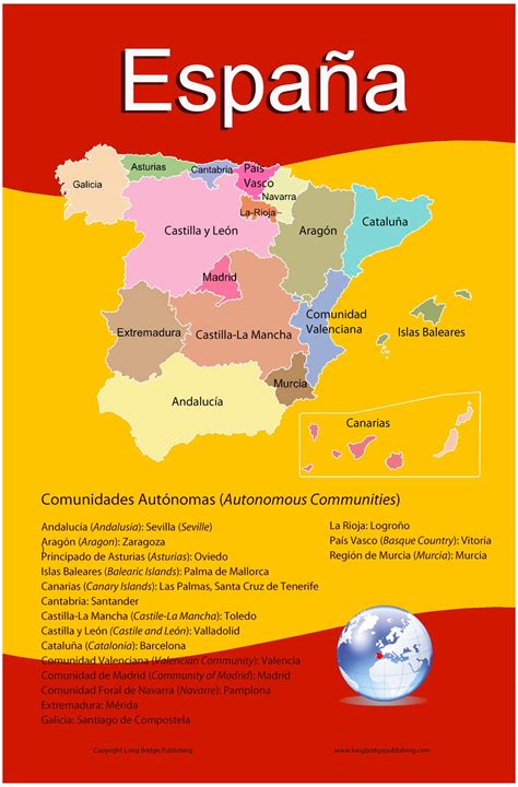 Spanish Language Map