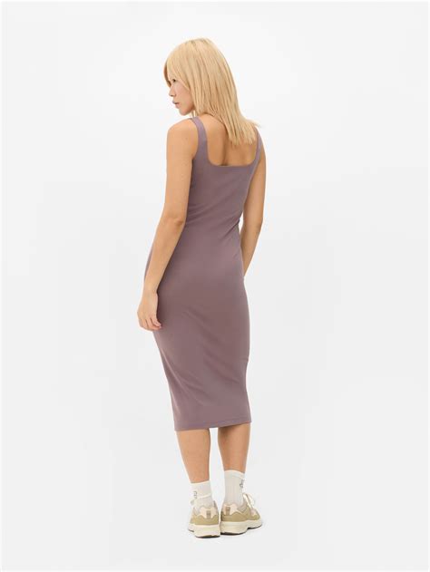 Women's Mocha Jersey Tank Midi Dress | Penneys