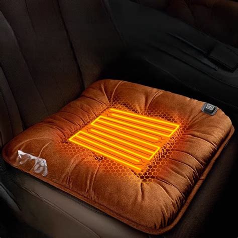 Barsme Heated Seat Car Seat Cushion Battery Operated - Portable Usb Rechargeable Heating Seat ...
