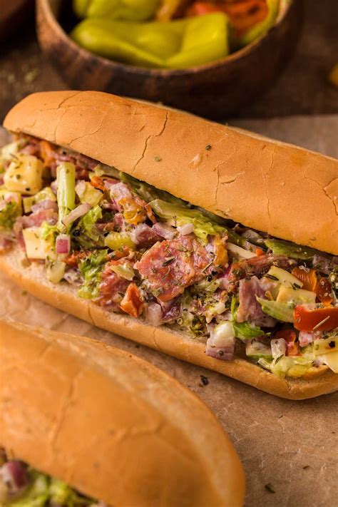 Chopped Italian Sandwich | Recipe | Italian sandwich, Italian sandwich ...