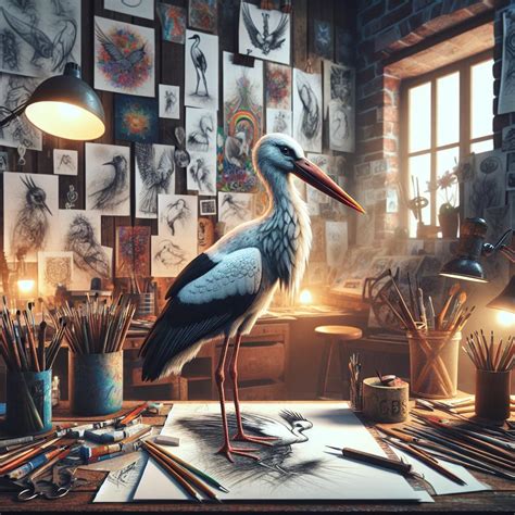 How To Draw A Stork In Perspective: Create Realistic Depth In Art ...