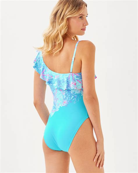 Caelum Ruffle One-Piece Swimsuit | Lilly Pulitzer