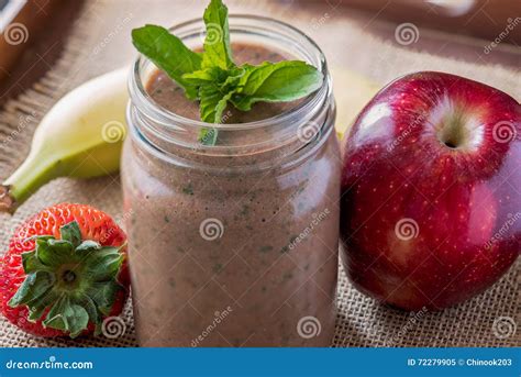 Meal Replacement Shake in a Mason Jar Stock Image - Image of dairy, care: 72279905