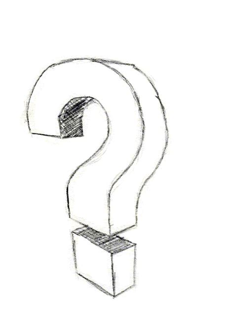 Question Mark Drawing at PaintingValley.com | Explore collection of ...