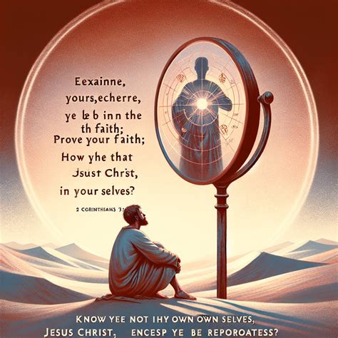 What does 2 Corinthians 13:5 mean? | Bible Art