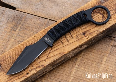 Bastinelli Knives: Pika - Black PVD N690CO - Karambit by Doug Marcaida