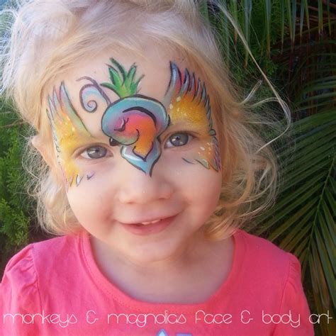 Tropical bird face painting (Marcella Murad inspired) | monkeys and ...
