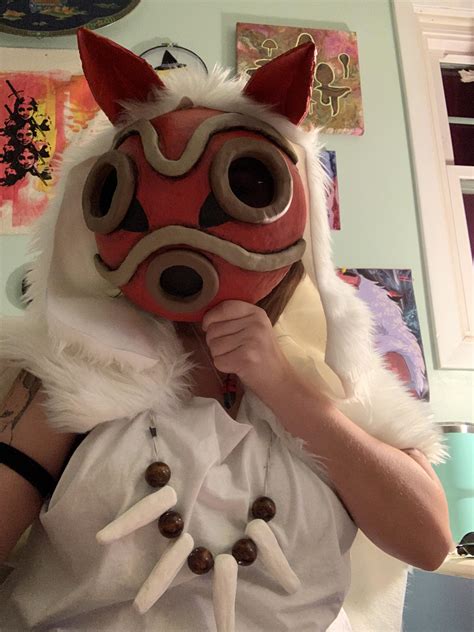 Princess Mononoke San Mask Tutorial MalteseLizzieMcGee: Princess