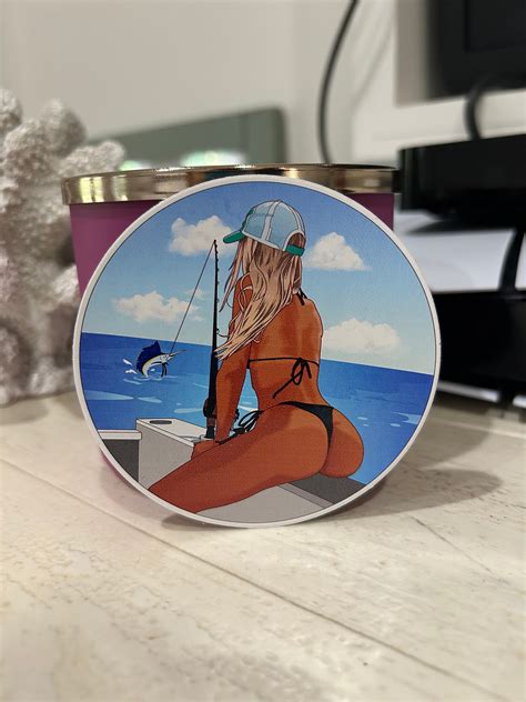 Booty Fishing Sticker – AshleyK Hawaii