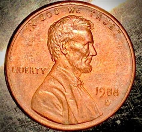 1988 Penny Value: are "D", "S", No mint mark worth money?
