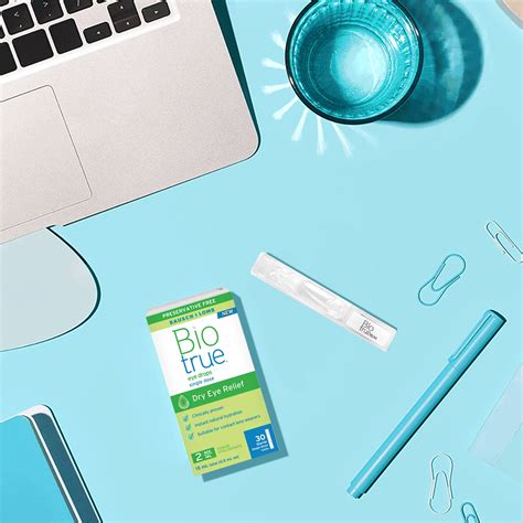 Bausch + Lomb - Bio True Eye Drops Dry Eye Relief 2mg/ml | 30 Sterile ...