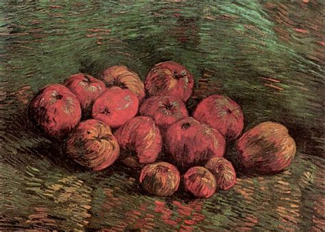 Still Life with Apples (1887; Paris, France) by Vincent van Gogh – Artchive