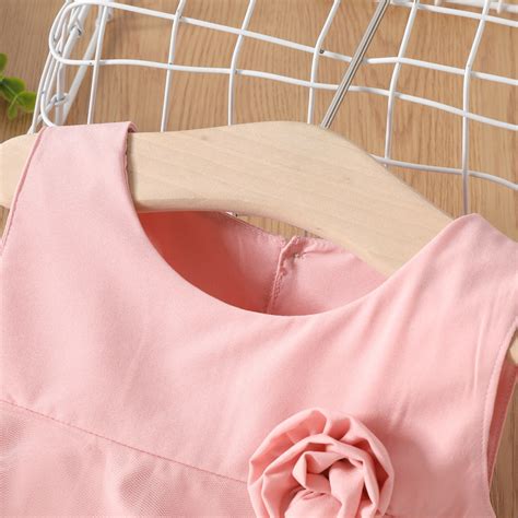 PEASKJP Girls Plus Size Dresses Kids Girls Elegent Flowy Vintage A-Line ...