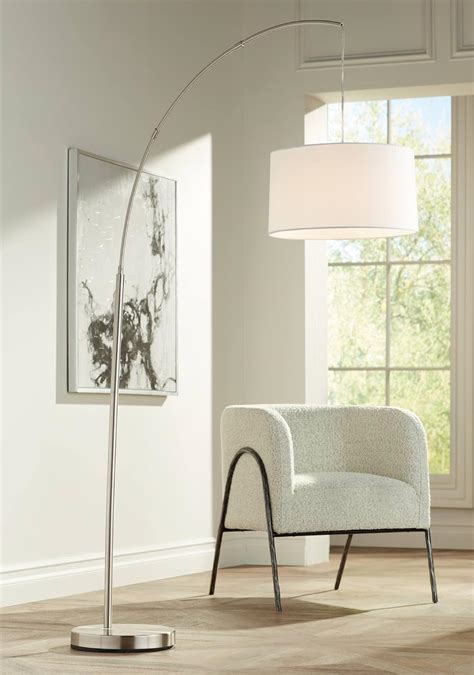 360 Lighting Cora Modern Arched Task Lamp Floor Standing 72" Tall ...