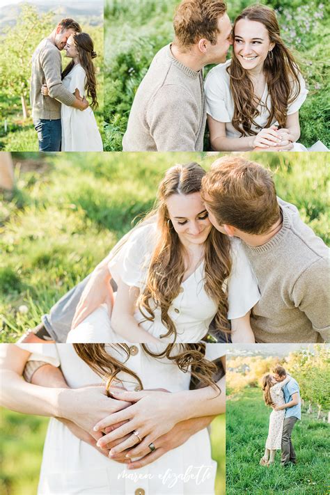 Burgess Orchards Engagement Pictures | Alpine, UT Photographer - Maren ...